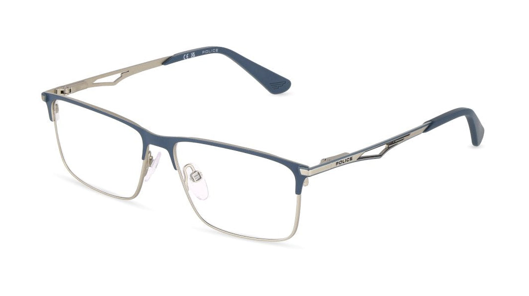 Brillen police vk586 0581 plateado square infantil größe 53mm - Hauptansicht