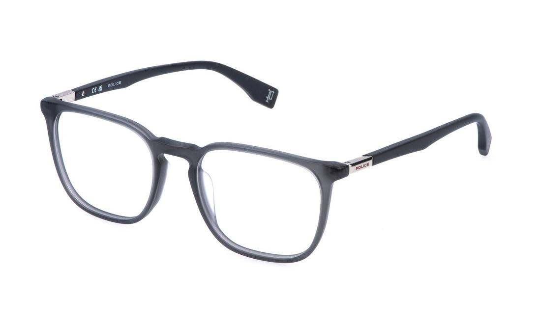Prescription glasses police vplr59 03gu gris square masculino size 53mm - Main view