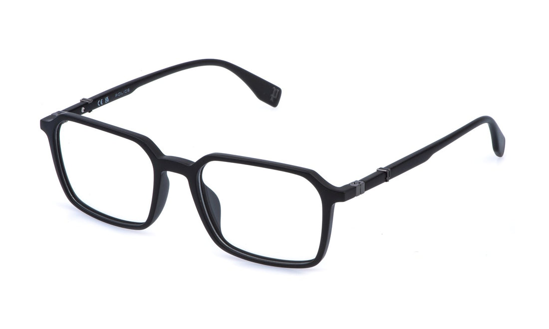 Prescription glasses police vplr60 0u28 negro geometric masculino size 52mm - Main view