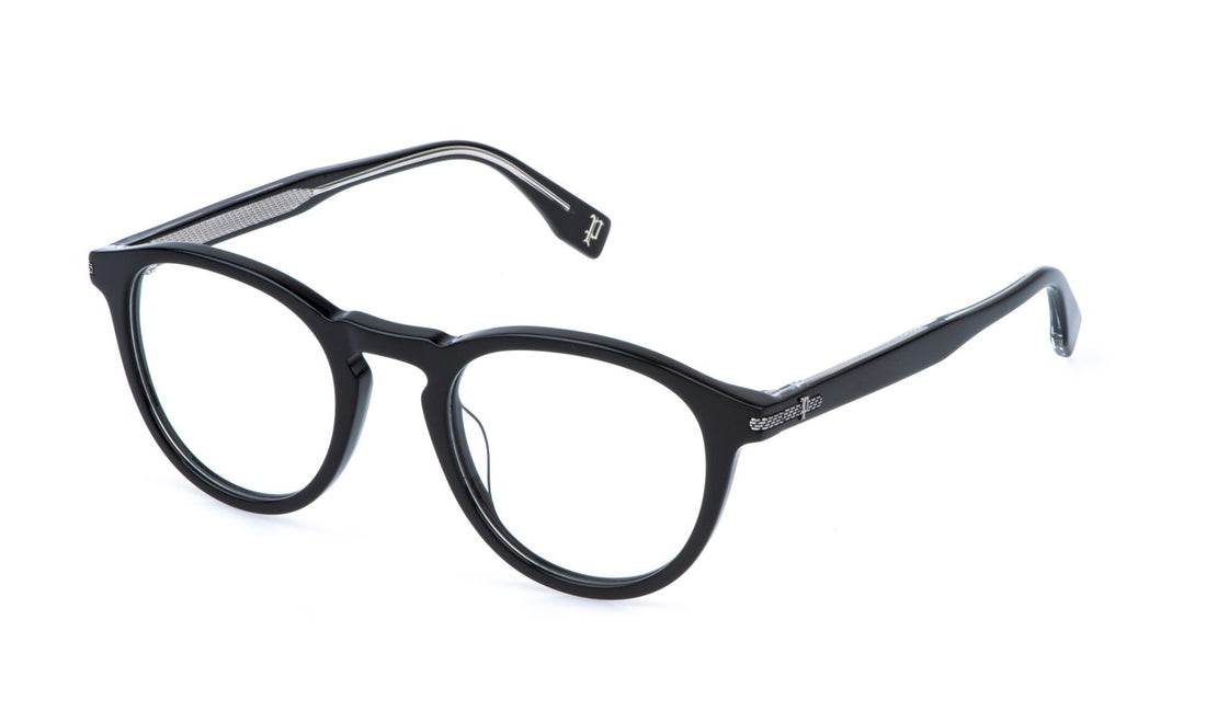 Prescription glasses police vplr63 0700 negro pantos masculino size 50mm - Main view