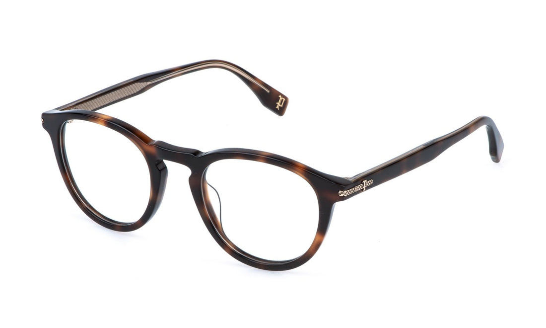 Prescription glasses police vplr63 0752 havana pantos masculino size 50mm - Main view