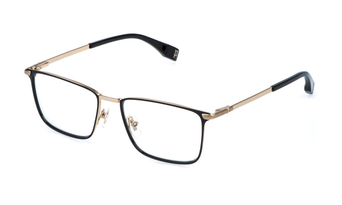 Prescription glasses police vplr64 0301 dorado square masculino size 57mm - Main view