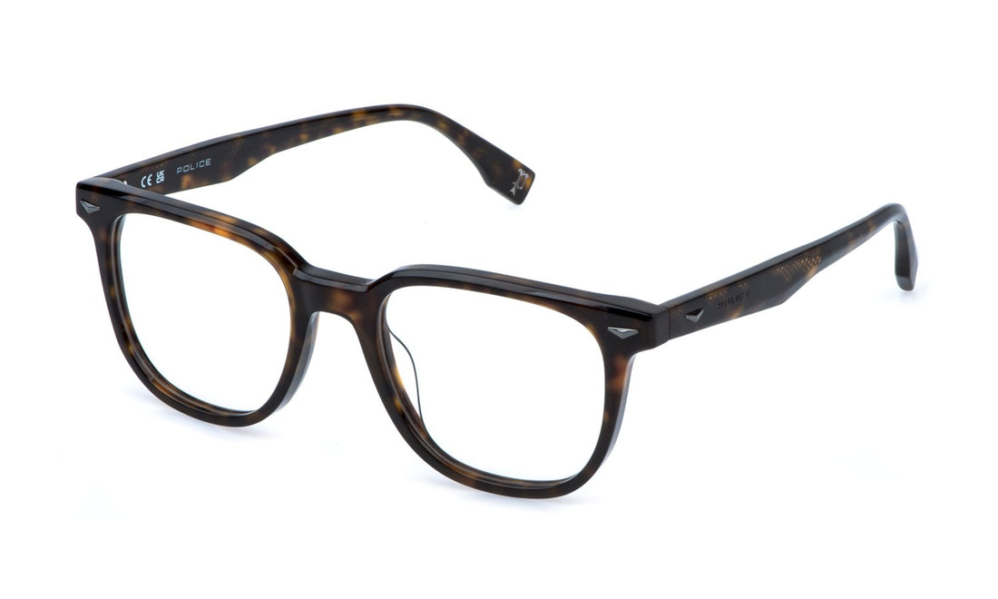 Prescription glasses police vplr65 0706 havana pantos masculino size 51mm - Main view