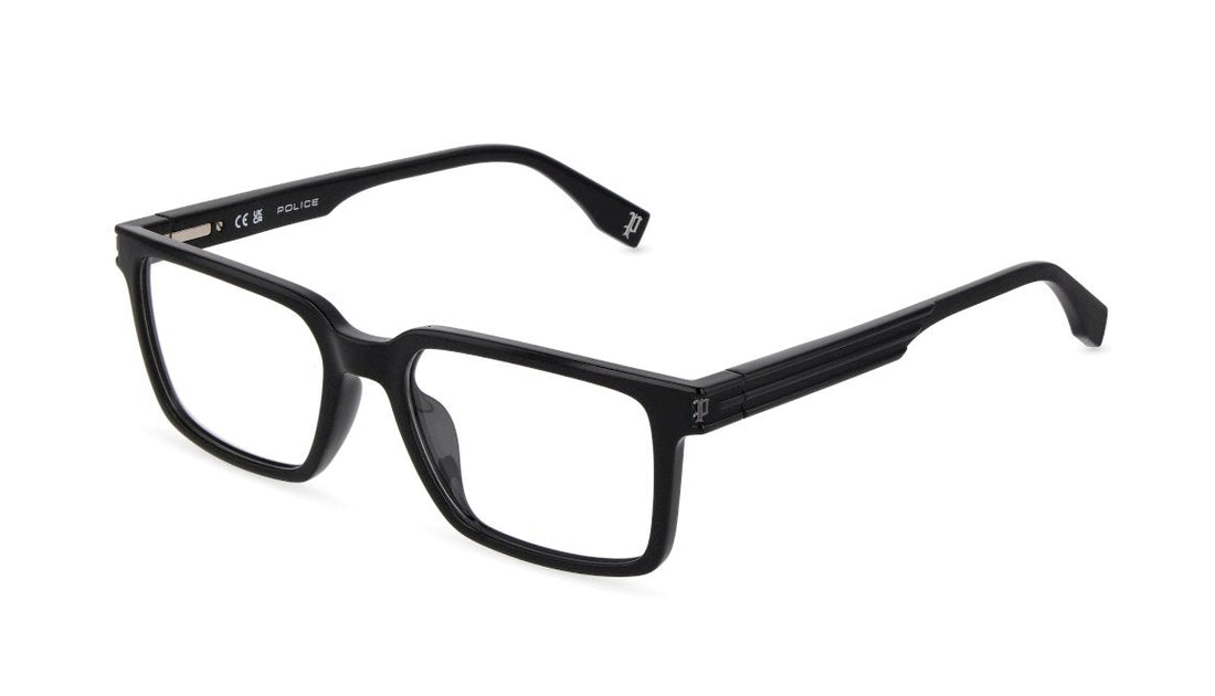 Brillen police vplu53 0z42 negro square masculino größe 53mm - Hauptansicht