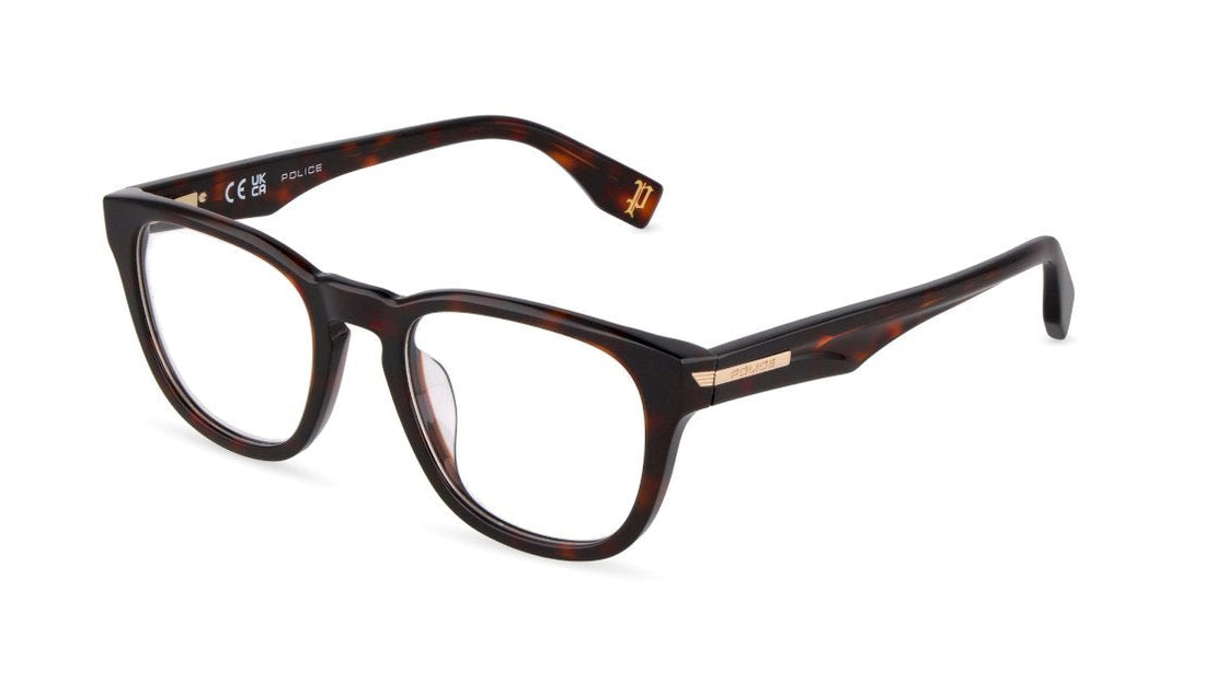 Brillen police vplu56 0722 havana square masculino größe 50mm - Hauptansicht
