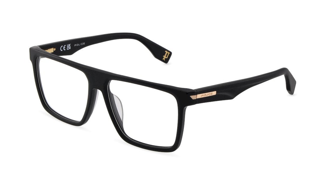 Brillen police vplu57 0703 negro square masculino größe 57mm - Hauptansicht