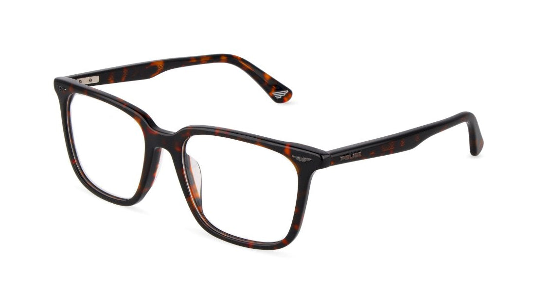 Brillen police vplu60 0u30 havana square masculino größe 51mm - Hauptansicht