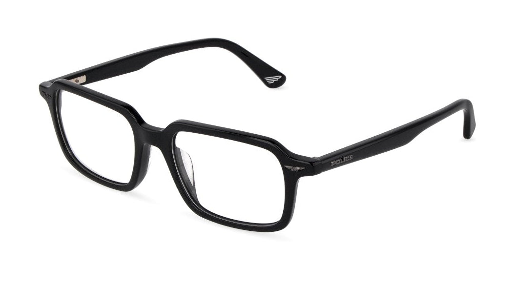 Brillen police vplu61 0700 negro square masculino größe 51mm - Hauptansicht