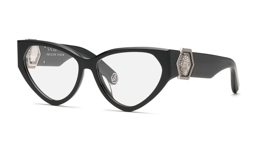 Gafas graduadas philipp plein vpp163s 700k negro cat eye femenino talla 57mm - Vista principal
