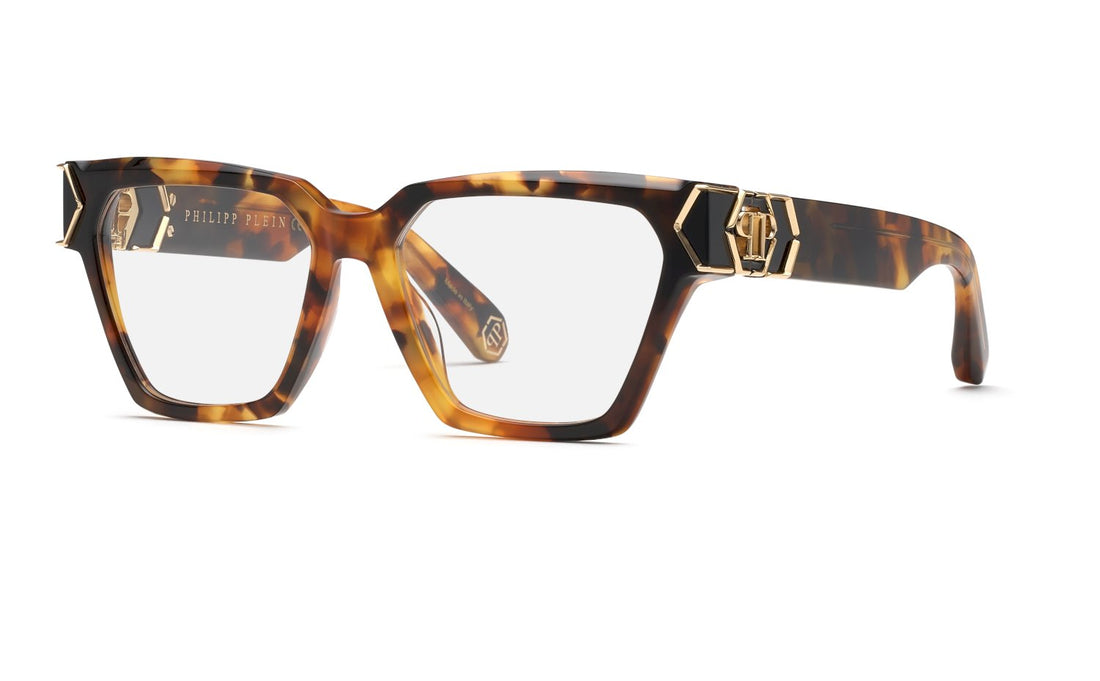 Gafas graduadas philipp plein vpp190m 0ape havana square femenino talla 54mm - Vista principal