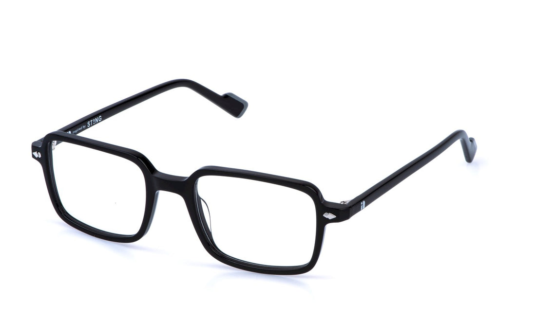 Óculos graduados sting vst594 0700 negro square masculino tamanho 51mm - Vista principal