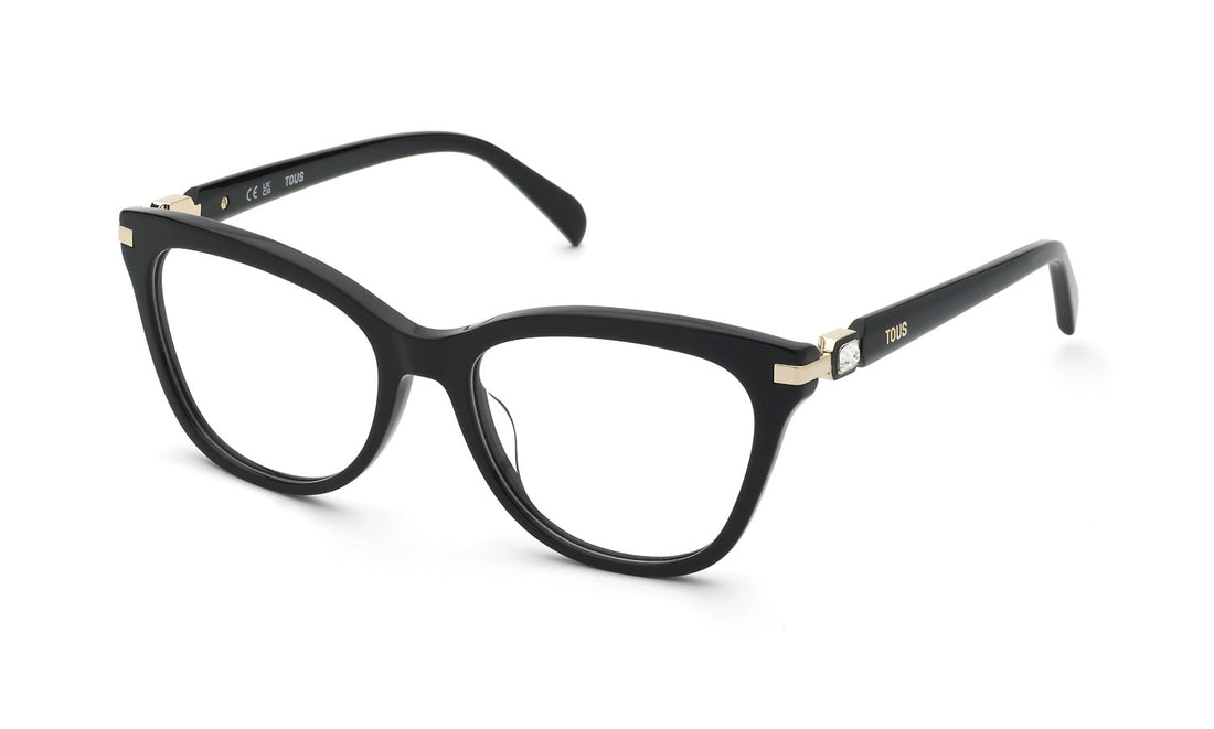 Óculos graduados tous vtoc54s 0700 negro square femenino tamanho 53mm - Vista principal