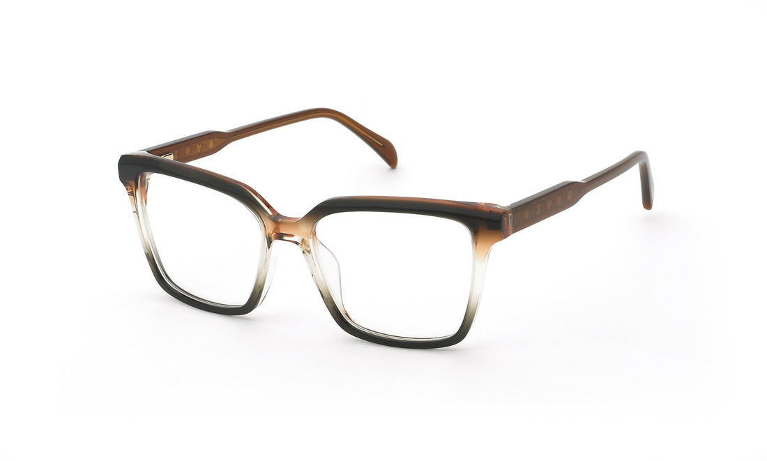Prescription glasses tous vtoc67v 02g8 naranja square femenino size 53mm - Main view