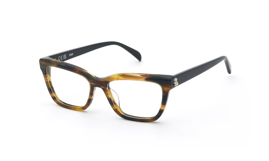 Óculos graduados tous vtod15 07lc marron square femenino tamanho 54mm - Vista principal