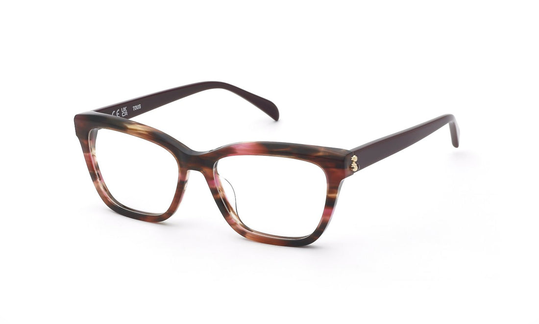 Óculos graduados tous vtod15 9phk burdeos square femenino tamanho 52mm - Vista principal