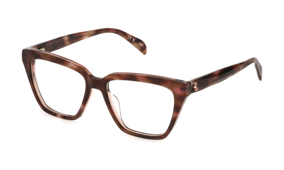 Occhiali da vista tous vtod32 06r9 havana square femenino taglia 53mm - Vista principale