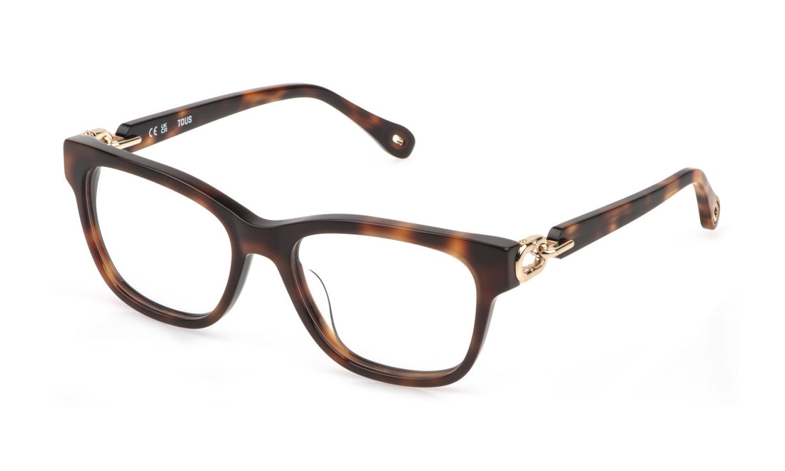 Occhiali da vista tous vtod35 0752 havana square femenino taglia 53mm - Vista principale