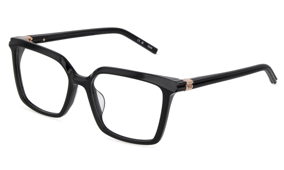 Óculos graduados tous vtod68 0700 negro square femenino tamanho 54mm - Vista principal