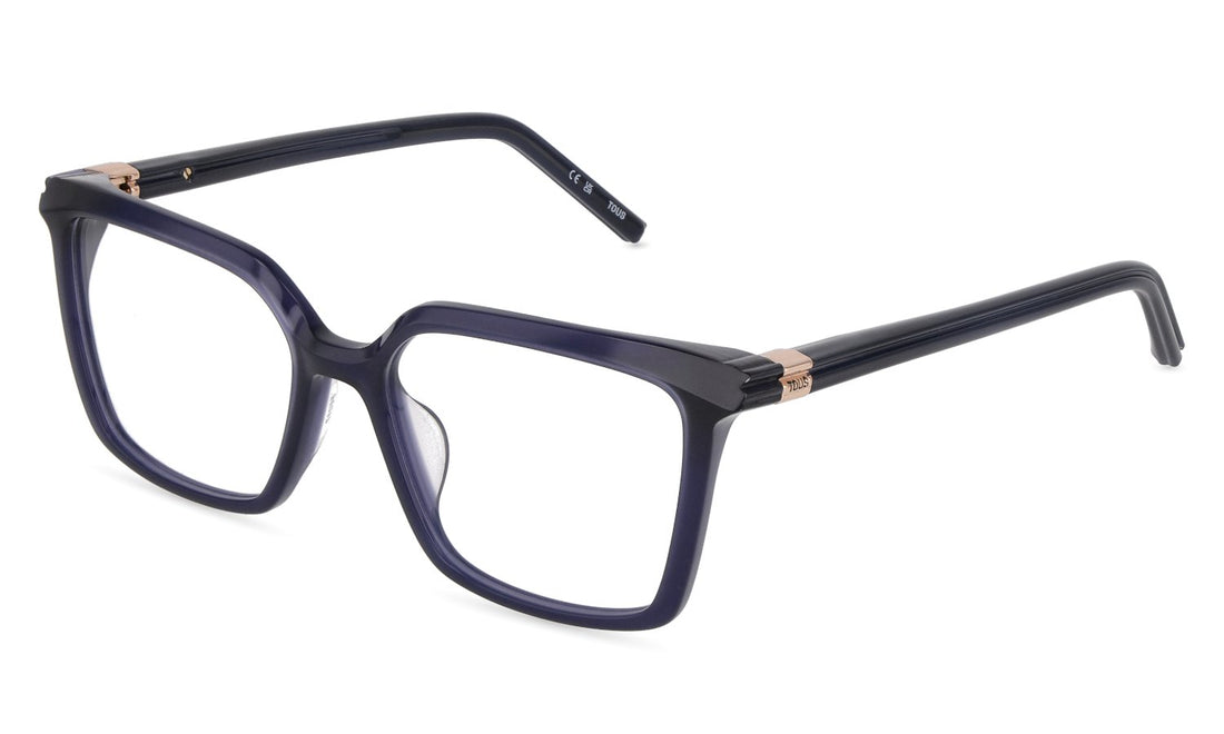Óculos graduados tous vtod68 0956 azul square femenino tamanho 54mm - Vista principal