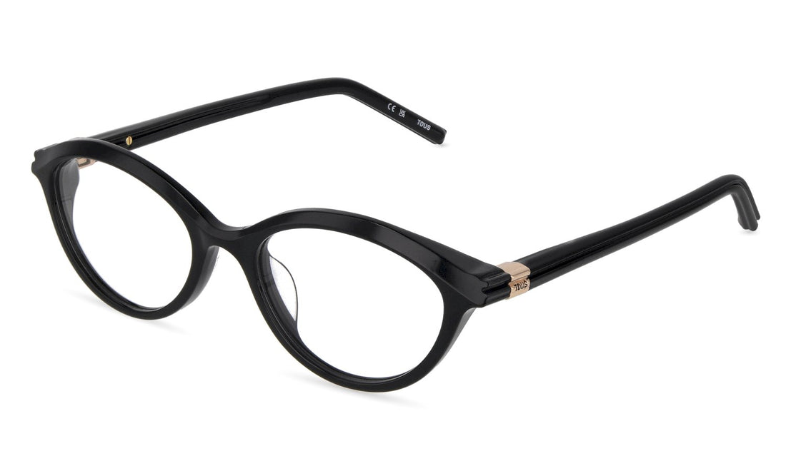 Óculos graduados tous vtod69 0700 negro oval femenino tamanho 51mm - Vista principal