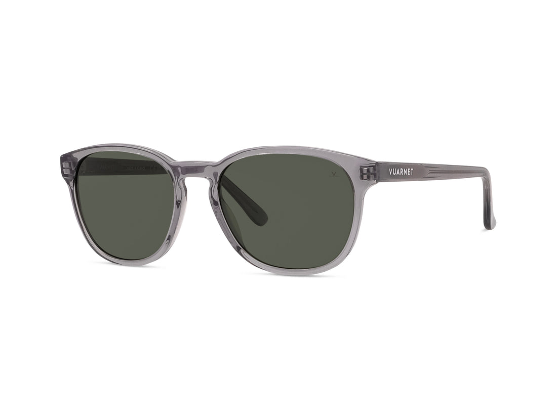 Sunglasses vuarnet belvedere 02 vu40011i 20a grey square masculino size 54mm - Main view