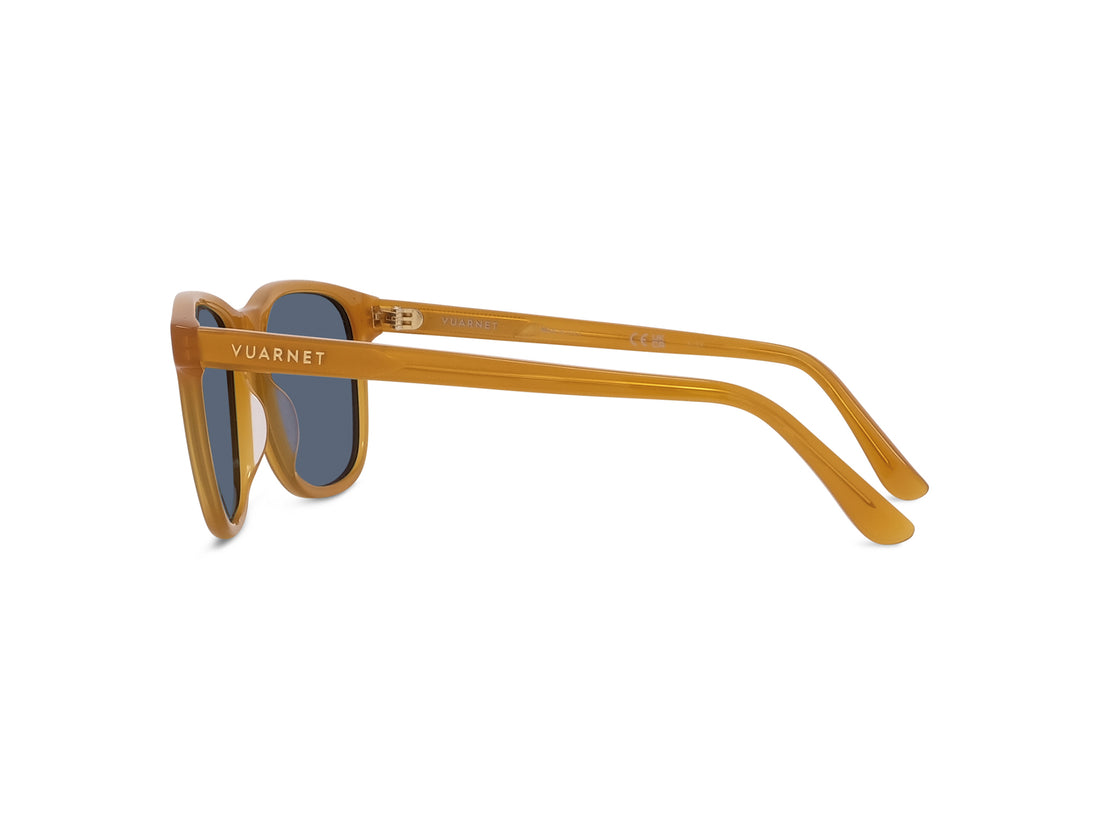 Sunglasses vuarnet belvedere 03 vu40012i 45v brown geometric masculino size 54mm - Detailed view