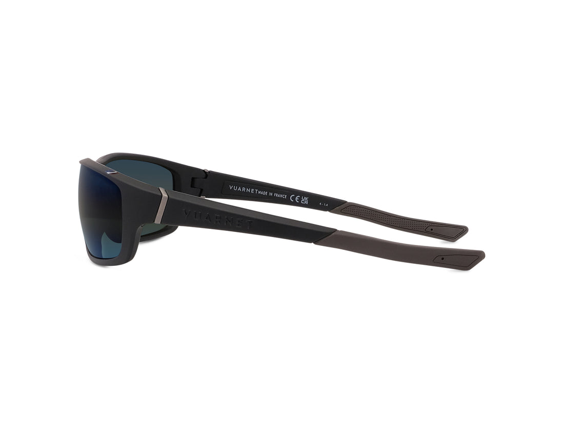 Sunglasses vuarnet racing 01 vu40020u 02w black rectangular masculino size 62mm - Detailed view