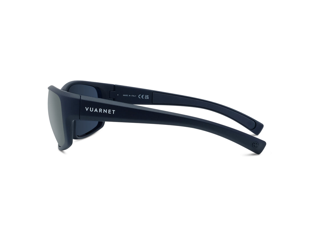 Sunglasses vuarnet racing 09 vu40117u 91x blue rectangular masculino size 62mm - Detailed view
