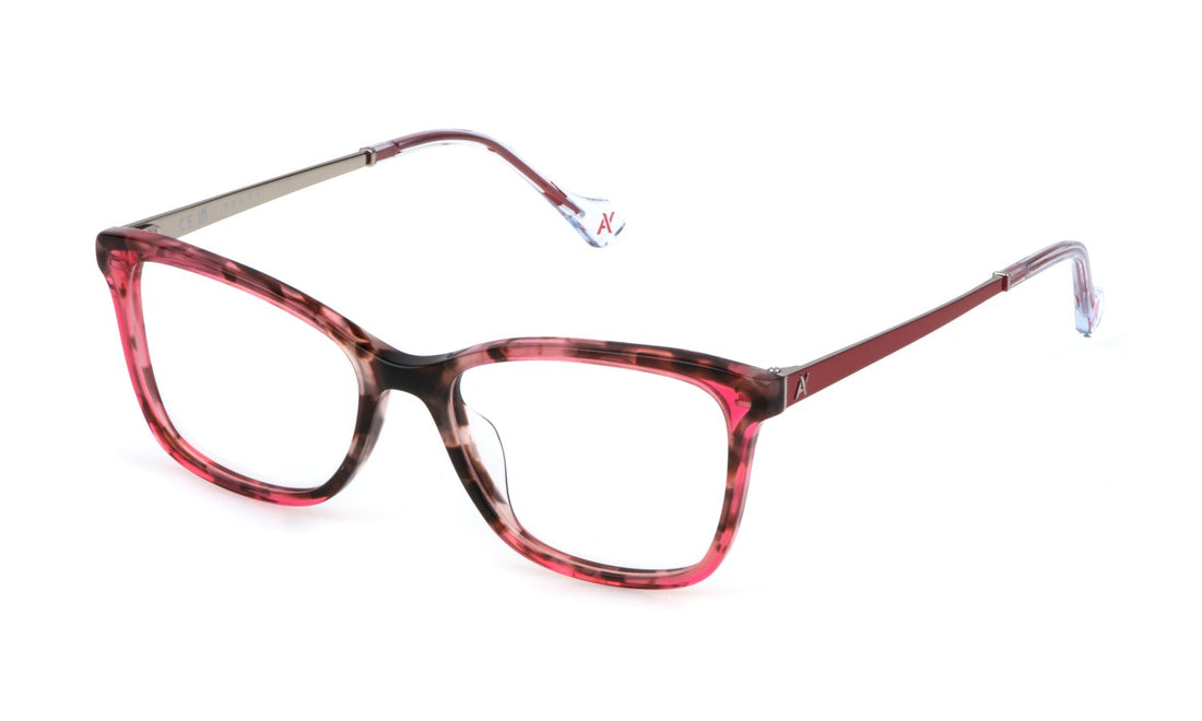 Prescription glasses yalea vya117w 0xap marron square femenino size 51mm - Main view