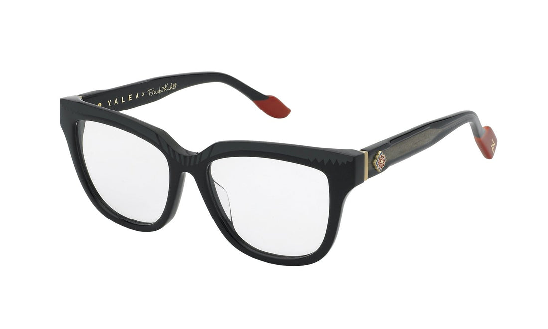 Prescription glasses yalea vya172w frida kahlo 0700 negro square femenino size 52mm - Main view