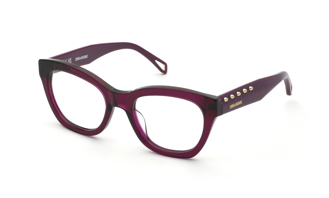 Brillen zadig&voltaire vzv430 0afd frambuesa butterfly femenino größe 52mm - Hauptansicht