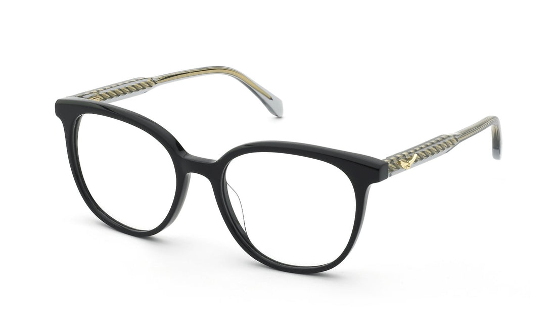 Óculos graduados zadig&voltaire vzv438 0700 negro butterfly femenino tamanho 52mm - Vista principal
