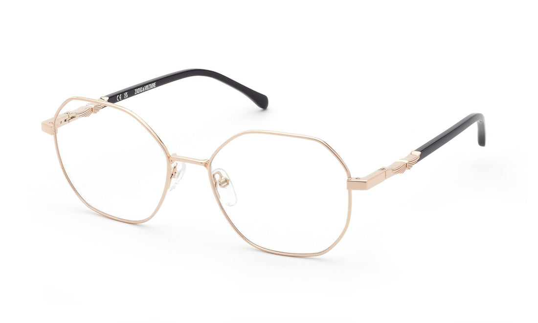 Brillen zadig&voltaire vzv446 08fc dorado geometric femenino größe 54mm - Hauptansicht