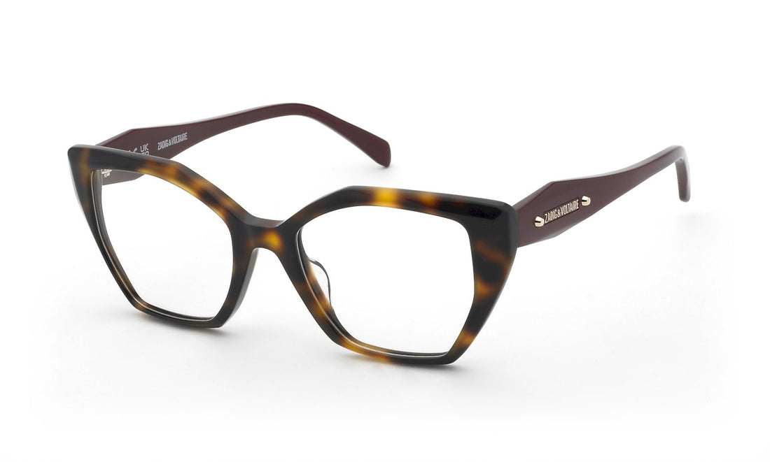 Brillen zadig&voltaire vzv478 0752 havana geometric femenino größe 52mm - Hauptansicht