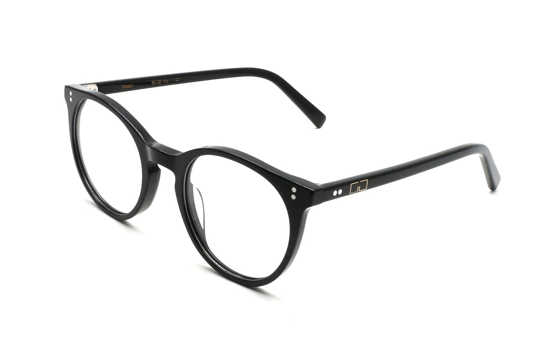 Occhiali da vista greyhounders woody black negro pantos unisex taglia 50mm - Vista principale