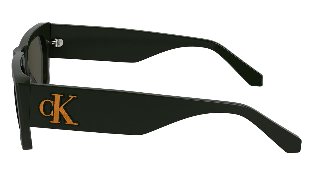 Solglasögon calvin klein jeans ckj24625s 309 caqui rectangular unisex storlek 55mm - Detaljvy