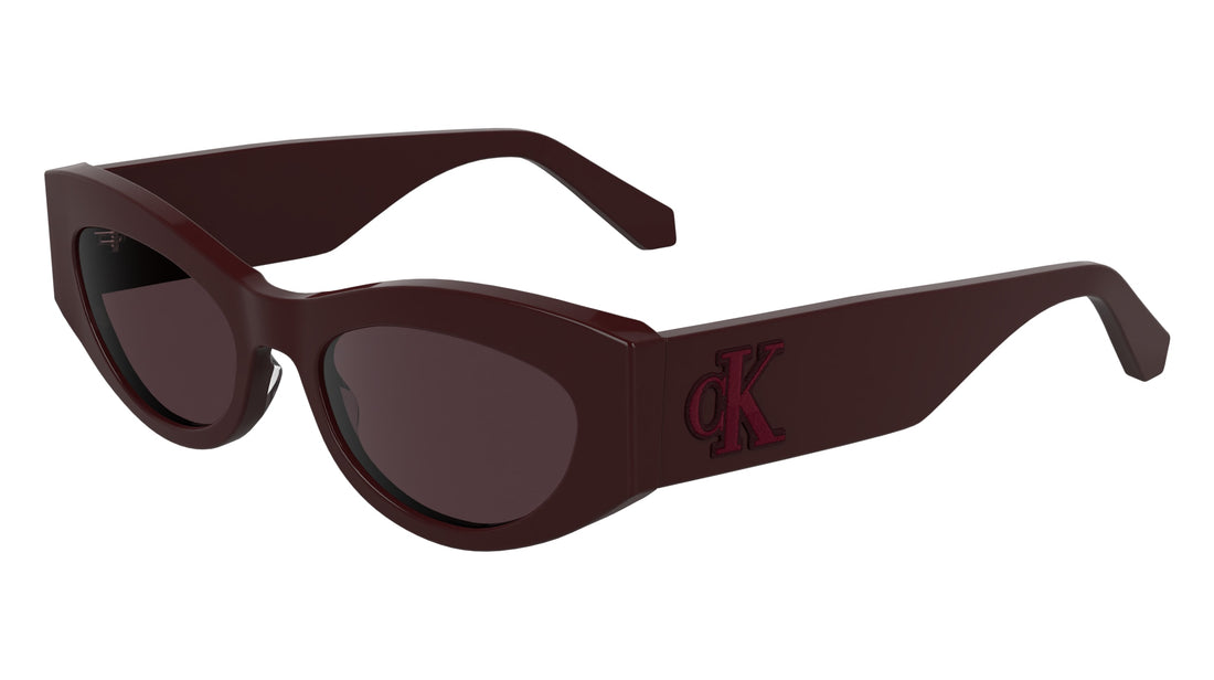 Solglasögon calvin klein jeans ckj24626s 605 burdeos oval femenino storlek 52mm - Huvudvy