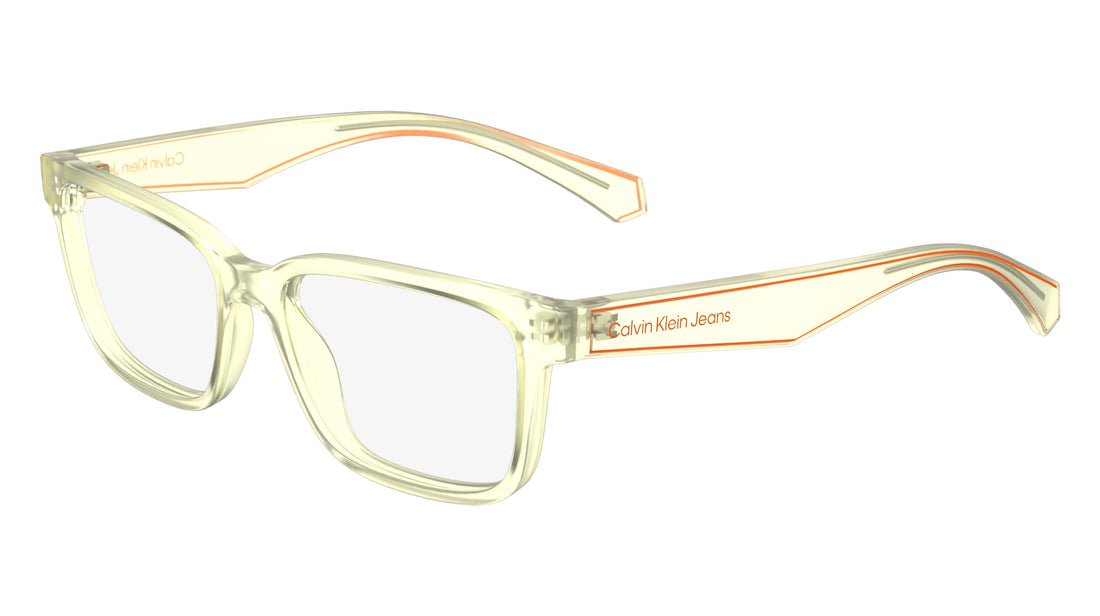 Prescription glasses calvin klein jeans ckj24305 745 amarillo rectangular infantil size 48mm - Main view