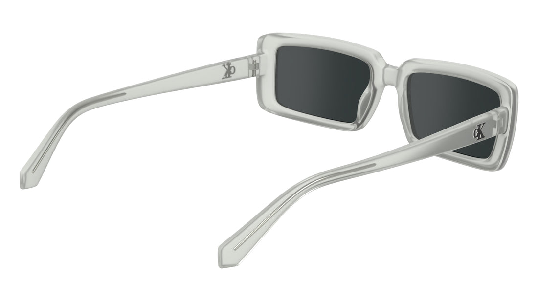 Solglasögon calvin klein jeans ckj24622s 970 transparente rectangular unisex storlek 56mm - Detaljvy