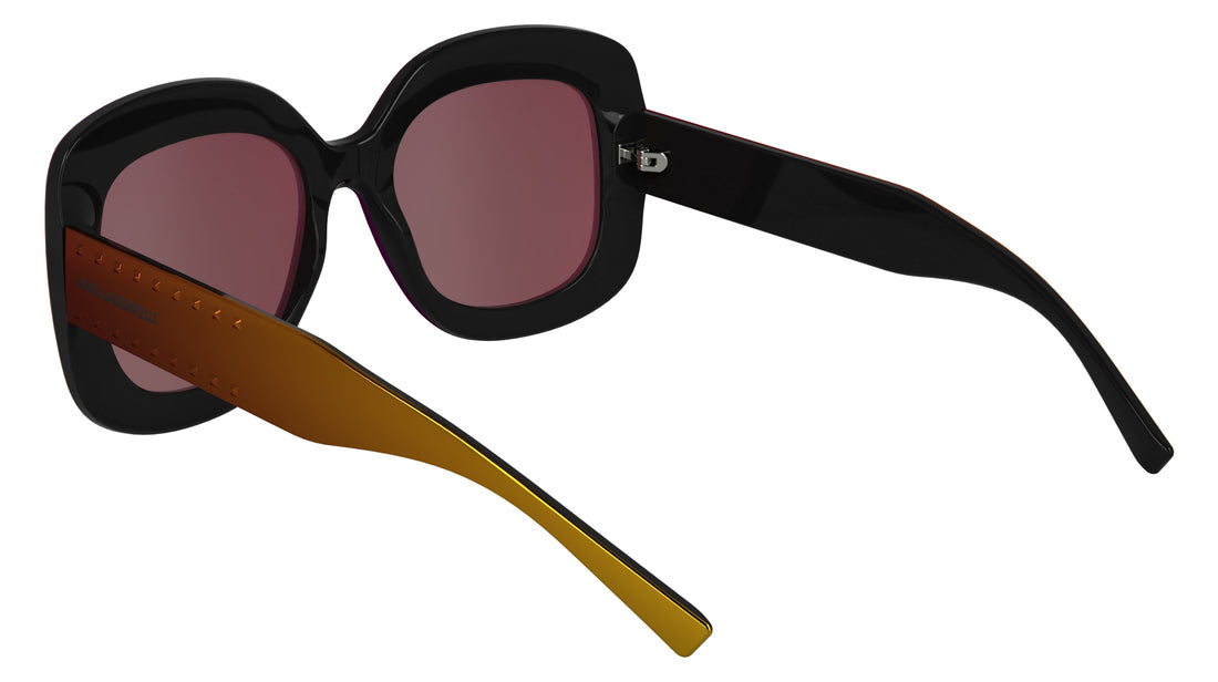 Solglasögon karl lagerfeld kl6165s 602 burdeos square femenino storlek 53mm - Detaljvy