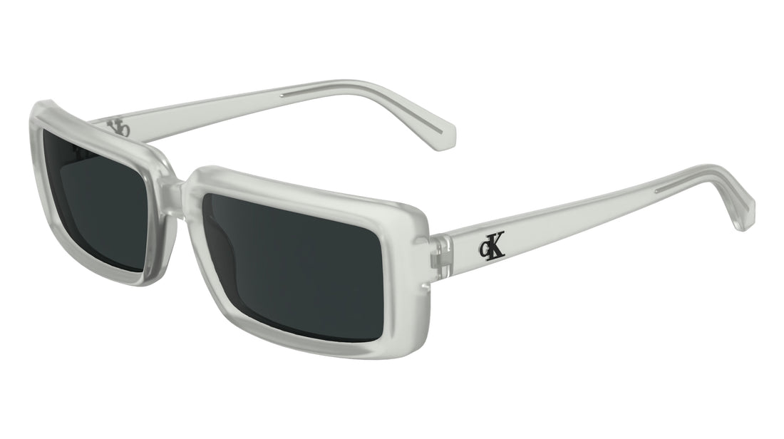 Solglasögon calvin klein jeans ckj24622s 970 transparente rectangular unisex storlek 56mm - Huvudvy