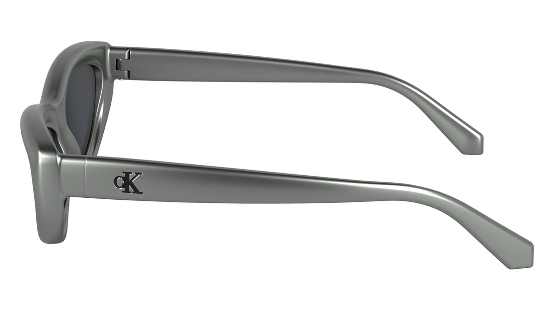 Solglasögon calvin klein jeans ckj24624s 050 gris cat eye femenino storlek 55mm - Detaljvy