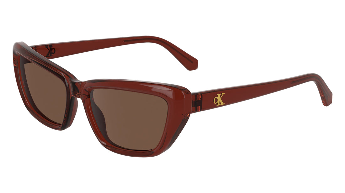 Solglasögon calvin klein jeans ckj24623s 618 'cat eye' cat eye femenino storlek 55mm - Huvudvy