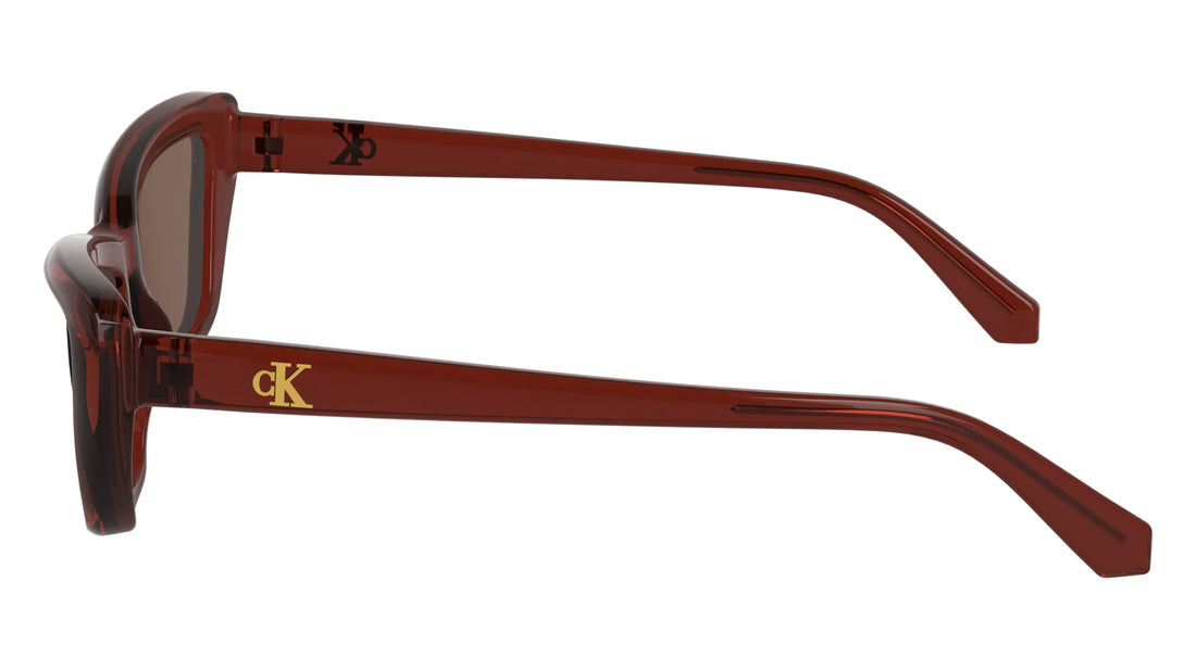 Solglasögon calvin klein jeans ckj24623s 618 'cat eye' cat eye femenino storlek 55mm - Detaljvy