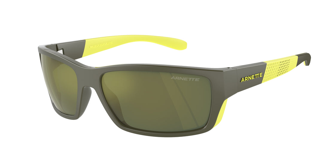 Lunettes de soleil arnette an4336 frambuesa 28546r verde rectangular masculino taille 61mm - Vue principale