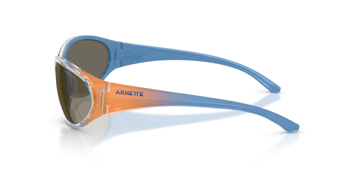 Occhiali da sole arnette an4368 raven 30367p naranja oval masculino taglia 64mm - Vista dettagliata