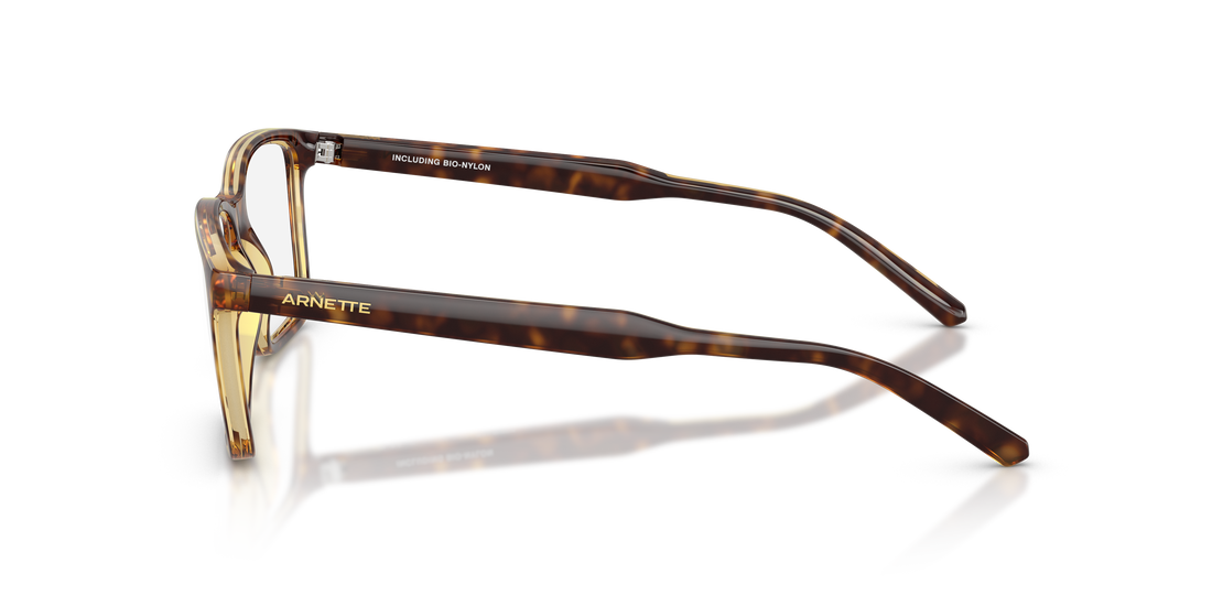 Occhiali da vista arnette an7208 nakki 2770 marron rectangular masculino taglia 54mm - Vista dettagliata