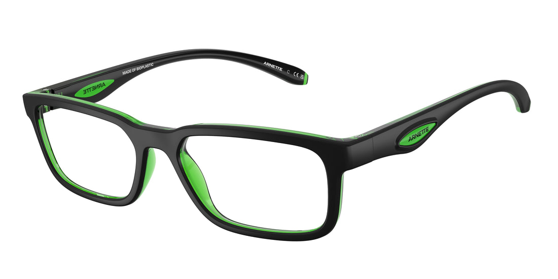Brillen arnette an7283 raysin 3004 negro rectangular masculino maat 55mm - Hoofdaanzicht