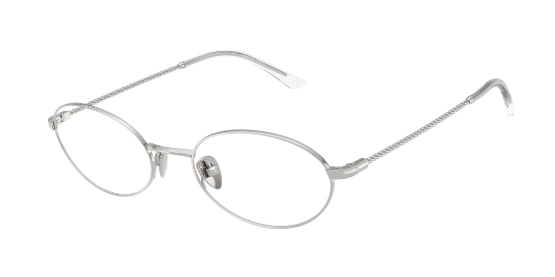 Lunettes de vue giorgio armani ar5165 3015 plateado oval femenino taille 52mm - Vue principale