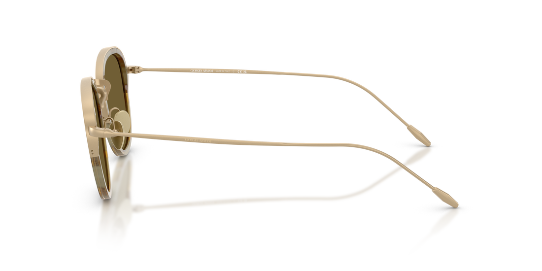 Sunglasses giorgio armani ar6068 630073 dorado round masculino size 50mm - Detailed view